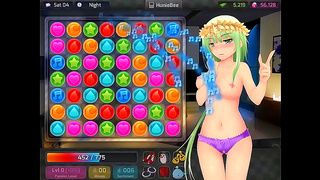 Blonde Beauty Pleasured by Busty Monsters in Wild HuniePop Adventure