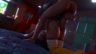 Ada Seduces Claire in Steamy Resident Evil Lesbian Encounter