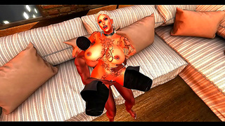 Blonde Milf Takes Black Cock Deep in Ass Puss for Cartoonish Creampie Explosion