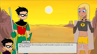 Terra Seduced by Raven in Steamy Teen Titans Hentai Encounter