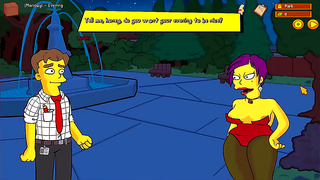 Homers Forbidden Night with Marge Lisa at Burns Manor – Busty Hentai Heat