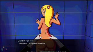 Blonde Cheerleader Rides Danny Phantom Hard in Steamy Prom Night Encounter