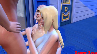 Jiraiya Dominates Hinata Narutos MILF Wife in Steamy Hentai Trio