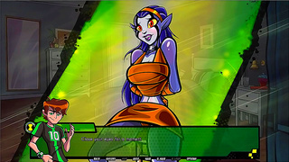 Ben and Gwens Steamy Encounter with a Seductive Alien in Cosmic Eroge Quest