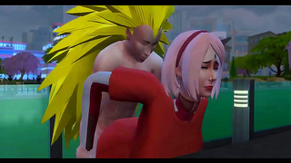 Sakura Betrays Bonds with Wild Outdoor Encounter Featuring Naruto