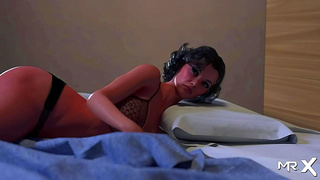 Seductive Hentai Beauty Teases with Tongue Before Deep Insertion Thrills