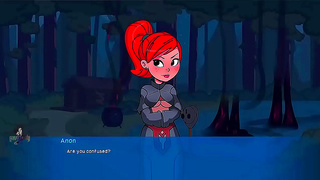 Blonde Milf Redheaded Teens Tempt Alien Android at Camp Pinewood Escape