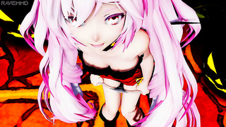 Miku Tempts Fate with a Sensual Blowjob as a Lush Anime Vampire Seductress