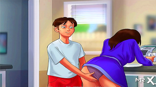 Milf Tempts Young Stud in Steamy Summer Encounter - Hentai Kitchen Delight