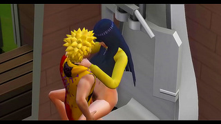 Hinata Pleasures Naruto with Hot Blowjob and Tight Ass in Steamy Hentai Action