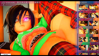 Adorable Anime Boyfriend Strips into Sexy Santa Roleplay for Christmas Delight
