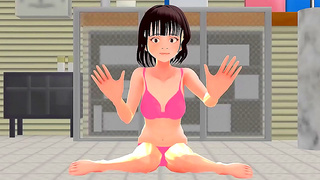 Toyodas Busty Anime Babe Teases in Pink Bikini Fantasy Spread