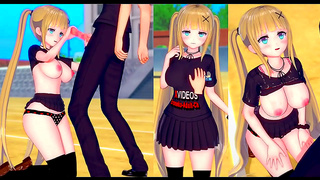 Blonde Beauty Pleasured in Steamy Koikatsu 3D Hentai Encounter