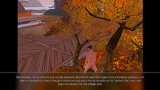 Grandads Lewd Escapades in Second Life VR Adventure