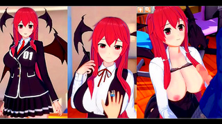 Voluptuous Touhou Demon Enjoys Steamy Handjob Oral Pleasure in Koikatsu 3D Porn Adventure