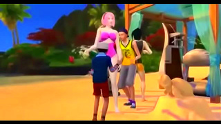 Hinatas Forbidden Beach Encounter with Sensei Ignites Steamy Desires