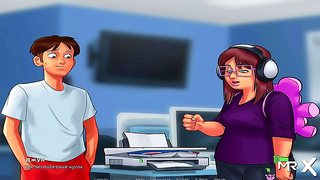 Teen Summer Romance Turns Wild with Steamy creampie Encounter in Animated Heat