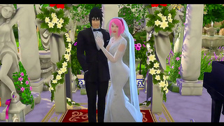 Sakurais Steamy Wedding Night Affair with Naruto Unfolds in Wild Hentai Fantasy