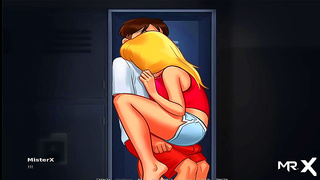 Anime Teen Treats Him to Oral Bliss Before Steamy Summer Escapade