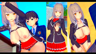 Azusas Busty Pleasure: Sensual Tit-Rub handjob Delight – Ultimate Hentai Fantasy