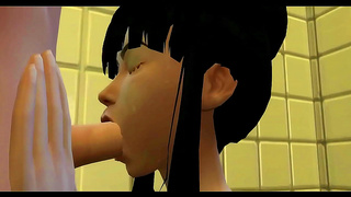 Madara Seduces Friends Wife in Steaming Bath Fantasy – Naruto Porn