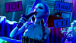 Jinx Tempts You With Dirty Talk, Anal Play Mind-Breaking CEI Tease