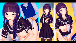 Futabas Busty Pleasure: Sensual Touches Steamy Lust in Koikatsu 3D
