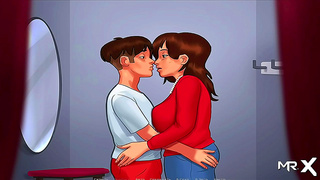 Teen Anime Romance Ignites Hot Summer Kiss in BoothFantasy Adventure