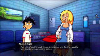 Blonde Nurse Tempts Danny Phantom in Steamy Amity Park Encounter