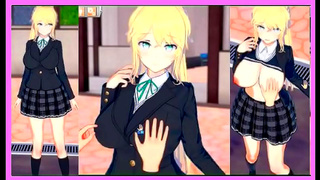 Margaret Chans Busty Pleasure: Blowjob handjob Fantasy in 3D Hentai