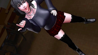 Lusty 3D Anime Beauty Takes Cock Deep for Mind-Blowing Finish in Evergreen Port