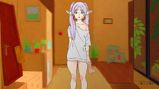 Curvy Anime Beauty Takes Rough Ride, Moans Loud as Beats Drop