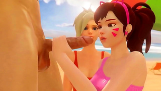 Anime Vixen Rides Wild Ride, Drenches Fanboys Face With Pleasure