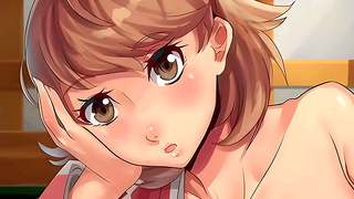 Anime Vixens Seduce Santa in Steamy Holiday Threesome Fantasy