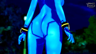 Passionate 3D Encounter Between Fiery Anime Lovers Unfolds by Night – LoveSkySan69