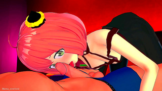 Busty Animation Babe Takes Huge Cock to Ecstasy in Steamy Hentai Ride