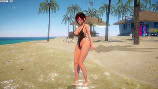 Lucas Wild Ride: Busty Goddess Takes Giant Cock in Steamy Hentai Scene