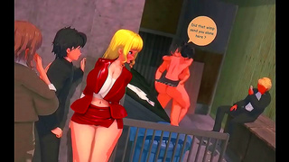 Sultry Anime Beauty Takes Rough Ride Ending in Steamy Cream Pie