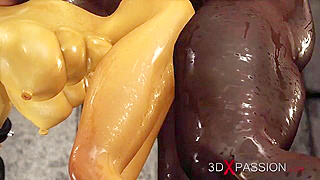 Blonde Beauty Bound and Pleasured Roughly by Massive Black Cock