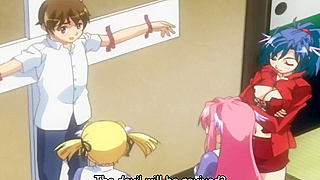 Naughty Schoolgirls Dominate Tied-Up Student in Steamy Hentai Fantasy