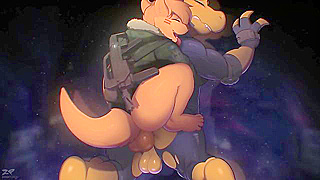 Feral Gay Alien Fuck Fest in Deep Space Marines Adventure