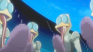Blonde Beauty Taken by Horny Duck Aliens in Steamy Gangbang Encounter
