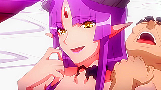 Demon Queen Pleasured by Loyal Servants Until Cum Explosion – Kuroinu 2 Ep1