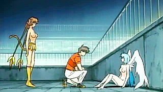 Brave Warrior Claims Victory with Steamy Threesome: Catgirl Angel Collide