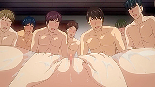 Married Woman Joins Hentai Orgy After Stumbling In – Gangbang Temptation