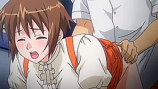 School Outcast Claims Virginity With Busty Hentai Hooker in Steamy Encounter