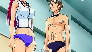 Swim Coach Seduces Busty Student in Steamy Hentai Pool Encounter