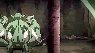 Maiden Overwhelmed by Goblin Horde in Dark Dungeon Encounter