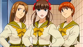 Naughty Schoolgirls Force Classmate Into Forbidden Piss Play Party