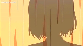 Cute 3D Anime Girl Takes Dual Penetration with Busty Oral creampie Finale
